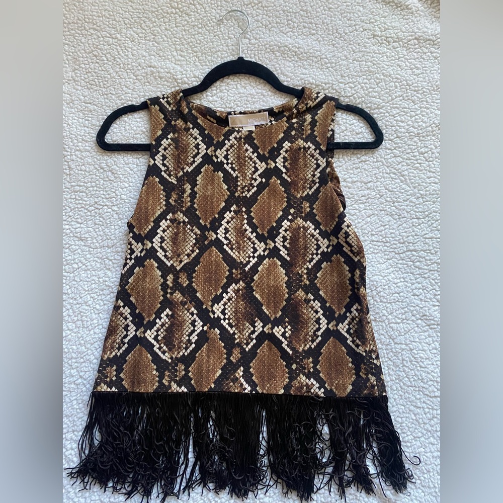 Michael Kors Printed Sleeveless Top